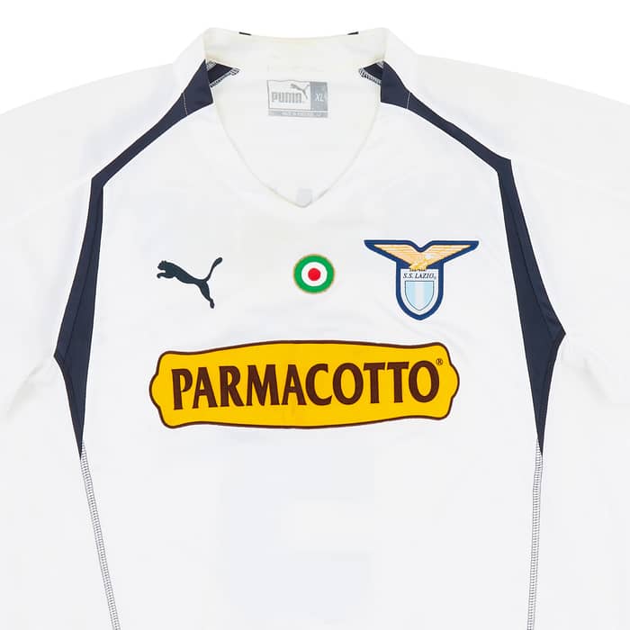 2004-05 Lazio Match Issue Away Shirt Talamonti #3