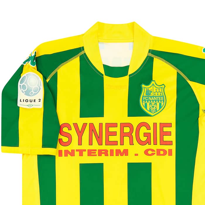 2009-10 Nantes Match Issue Home Shirt Shereni #22