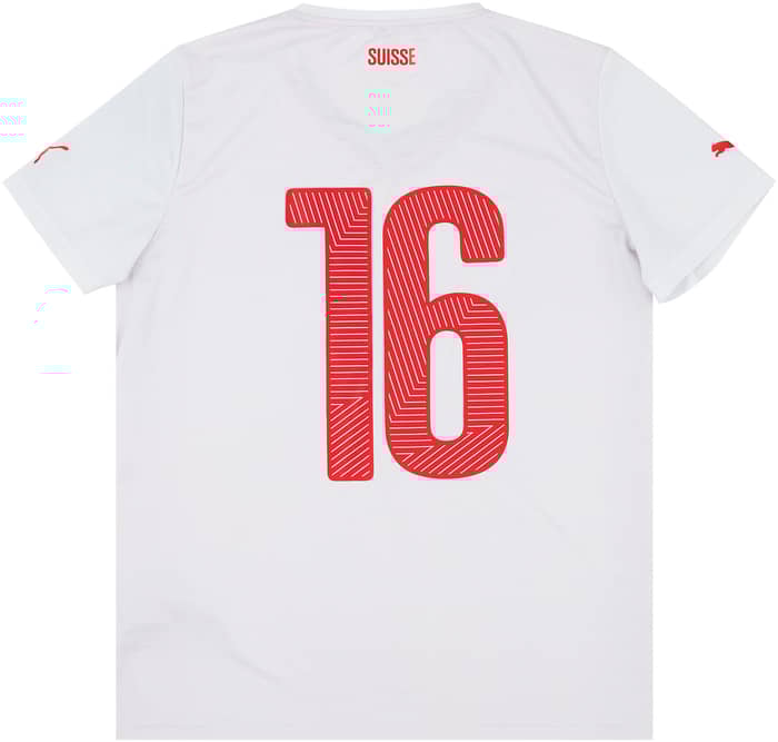 2014-15 Switzerland Womens Match Issue Away Shirt #16