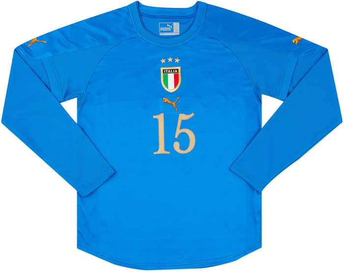 2004-05 Italy Women Match Issue Home L/S Shirt #15