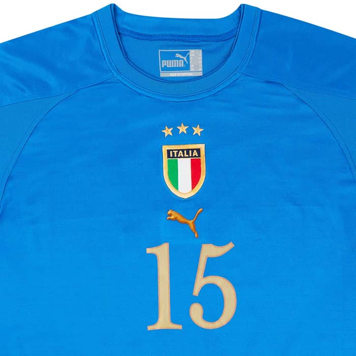 2004-05 Italy Women Match Issue Home L/S Shirt #15