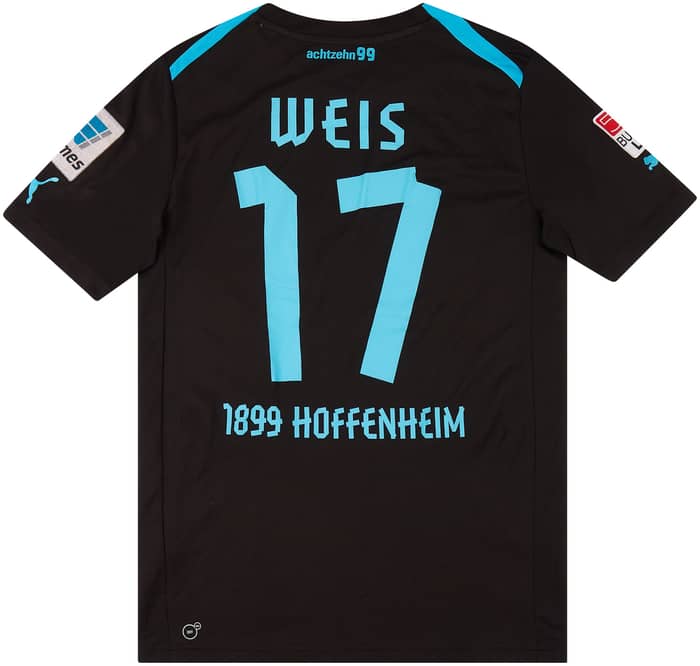 2012-13 Hoffenheim Match Issue Away Shirt Weis #17