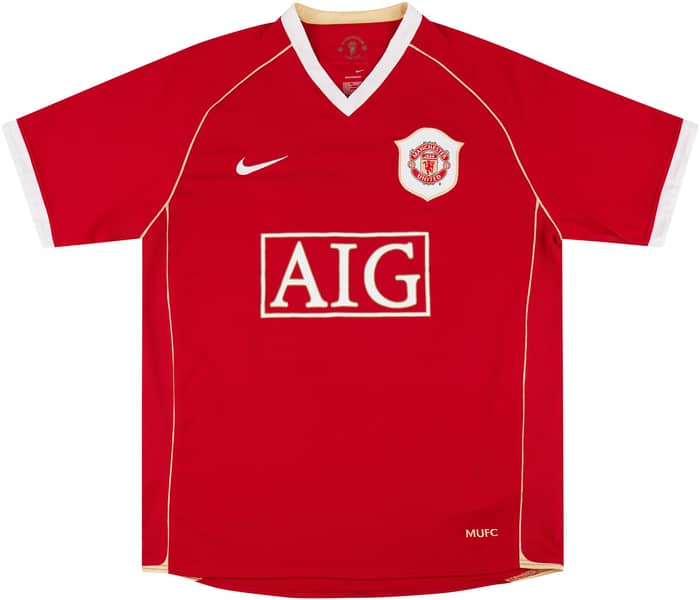 2006-07 Manchester United Home Shirt Solskjaer #20 (7/10) XXL