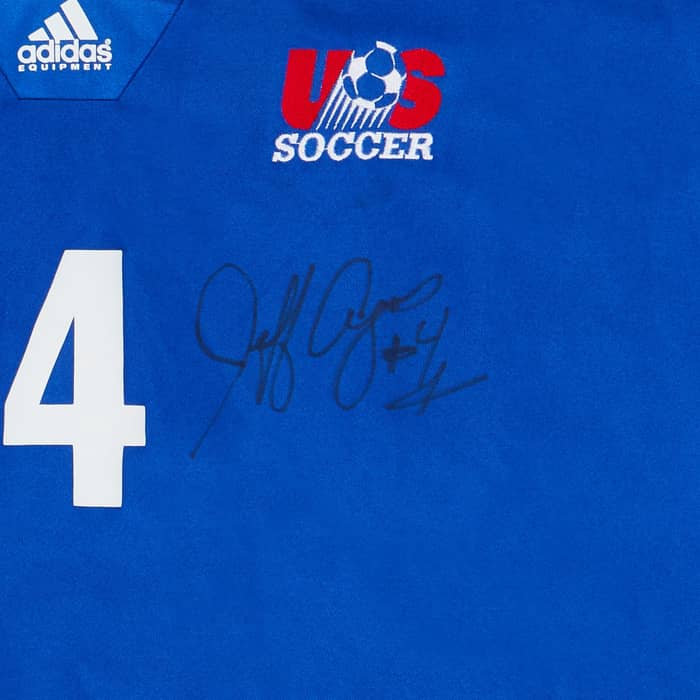 1992-94 USA Match Issue Signed Away Shirt Agoos #4