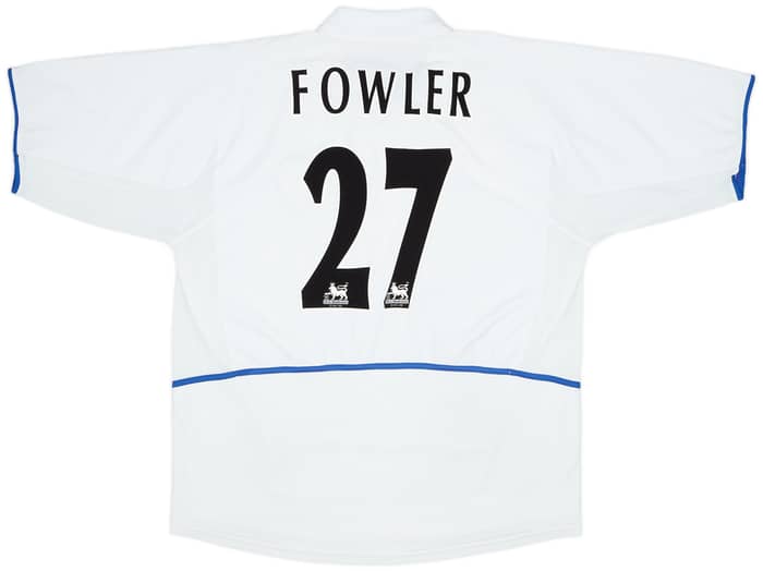 2002-03 Leeds United Home Shirt Fowler #27 - 8/10 - (XXL)