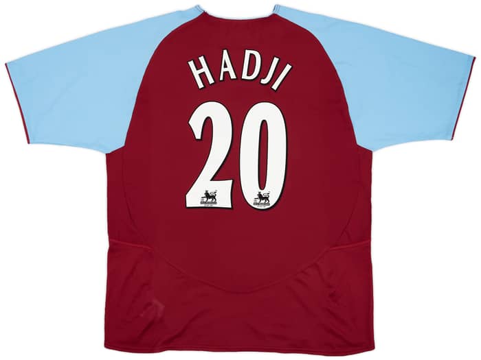 2003-04 Aston Villa Home Shirt Hadji #20 - 8/10 - (L)