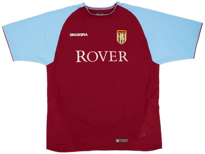 2003-04 Aston Villa Home Shirt Hadji #20 - 8/10 - (L)