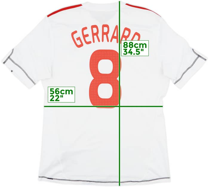 2009-10 Liverpool Third Shirt Gerrard #8 - 6/10 - (L)