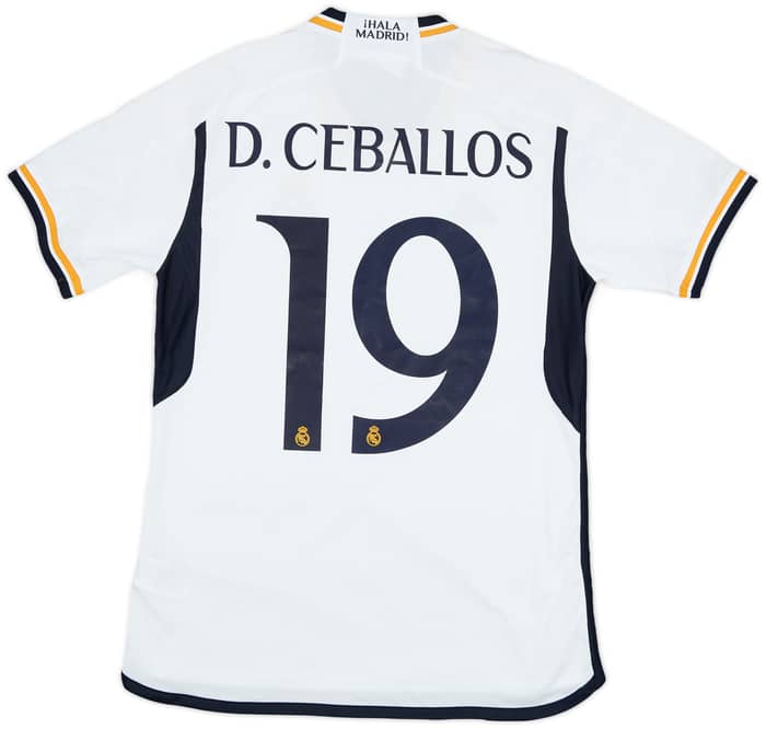 2023-24 Real Madrid Home Shirt D. Ceballos #19 (M)