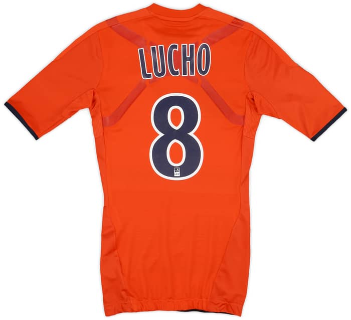 2011-12 Olympique Marseille Player Issue TechFit Third Shirt Lucho #8 - 8/10 - (S)