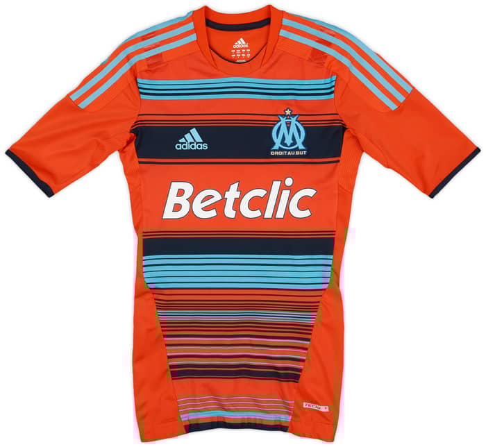 2011-12 Olympique Marseille Player Issue TechFit Third Shirt Lucho #8 - 8/10 - (S)