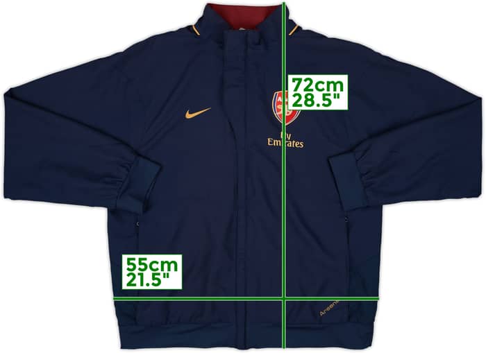 2007-08 Arsenal Nike Track Jacket - 9/10 - (L)