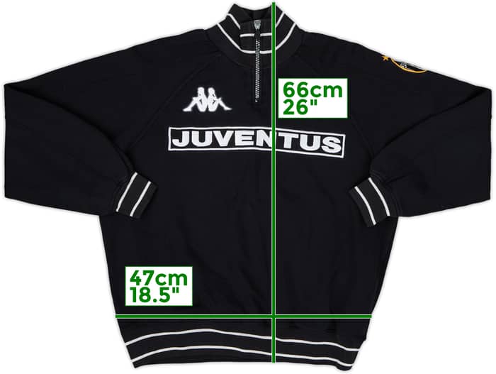1998-99 Juventus Kappa 1/4 Zip Drill Top - 9/10 - (S)
