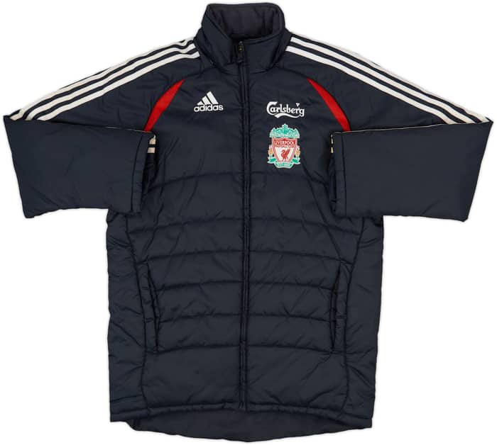 2006-07 Liverpool adidas Padded Bench Coat - 5/10 - (L.Boys)