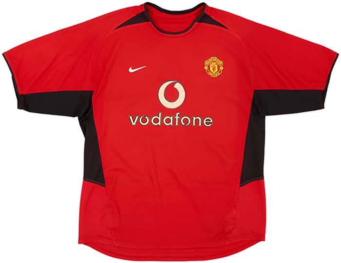 2002-04 Manchester United Home Shirt Beckham #7 - 5/10 - (L)