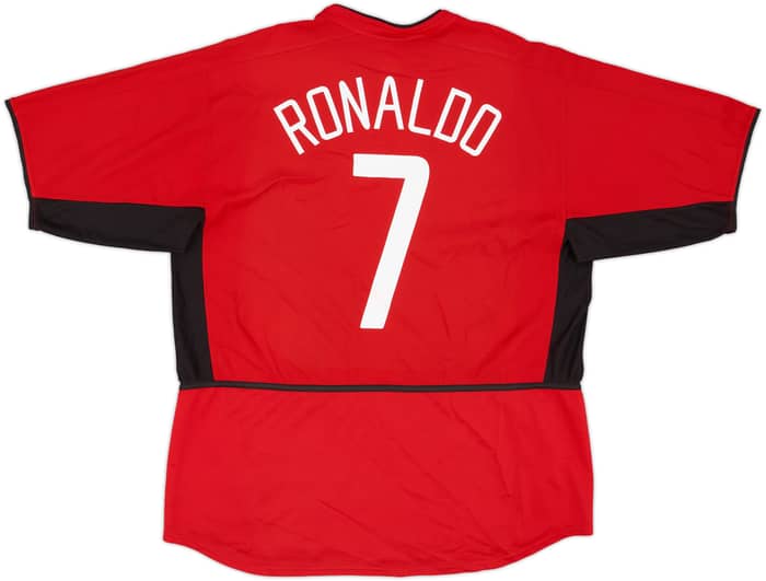 2002-04 Manchester United Home Shirt Ronaldo #7 - 7/10 - (XL)