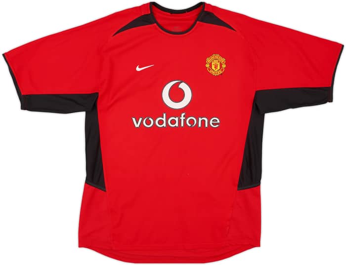 2002-04 Manchester United Home Shirt Ronaldo #7 - 8/10 - (M)