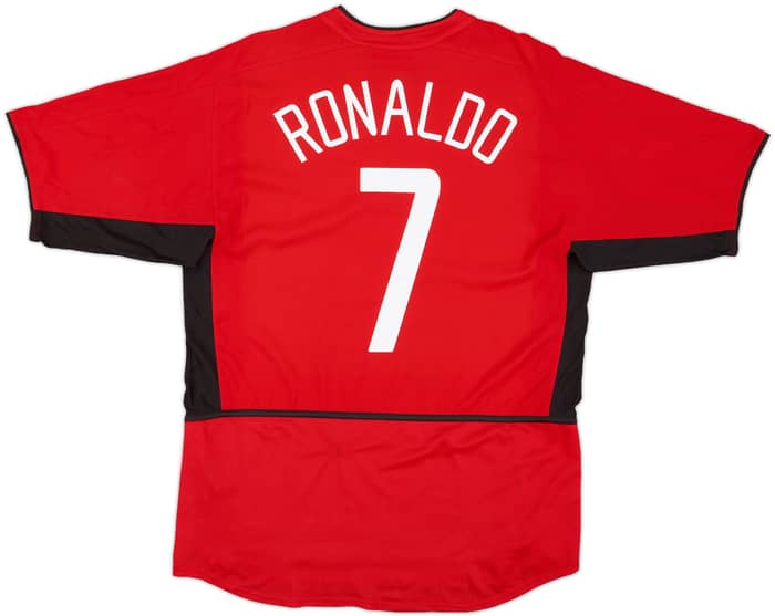 2002-04 Manchester United Home Shirt Ronaldo #7 - 5/10 - (L)
