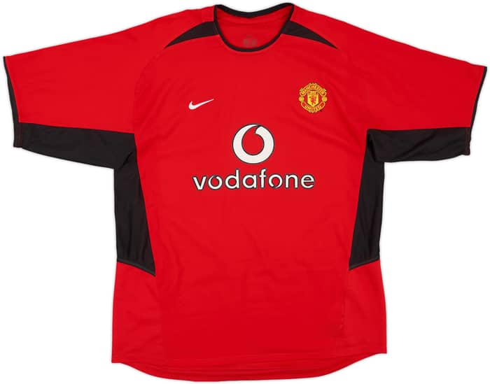 2002-04 Manchester United Home Shirt Ronaldo #7 - 8/10 - (L)