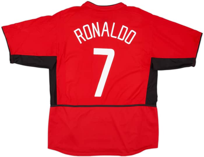 2002-04 Manchester United Home Shirt Ronaldo #7 - 5/10 - (L)