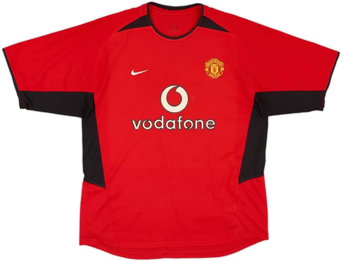 2002-04 Manchester United Home Shirt Ronaldo #7 - 7/10 - (L)