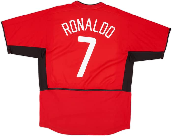 2002-04 Manchester United Home Shirt Ronaldo #7 - 7/10 - (L)