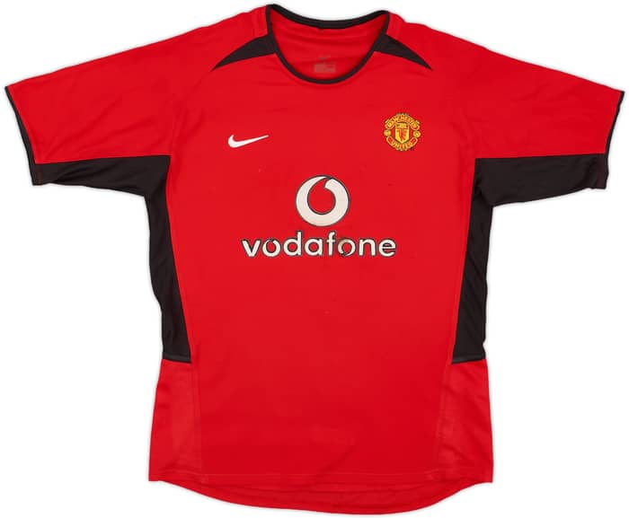 2002-04 Manchester United Home Shirt - 4/10 - (L.Boys)