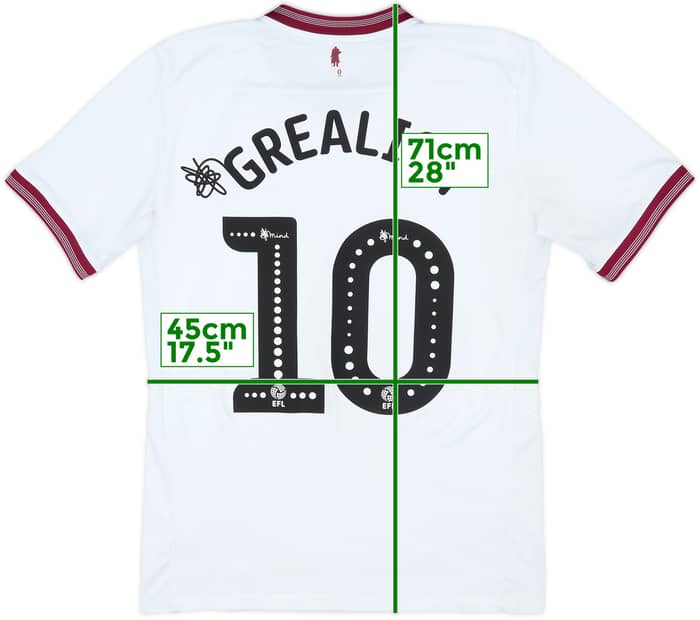 2018-19 Aston Villa Away Shirt Grealish #10 - 7/10 - (S)