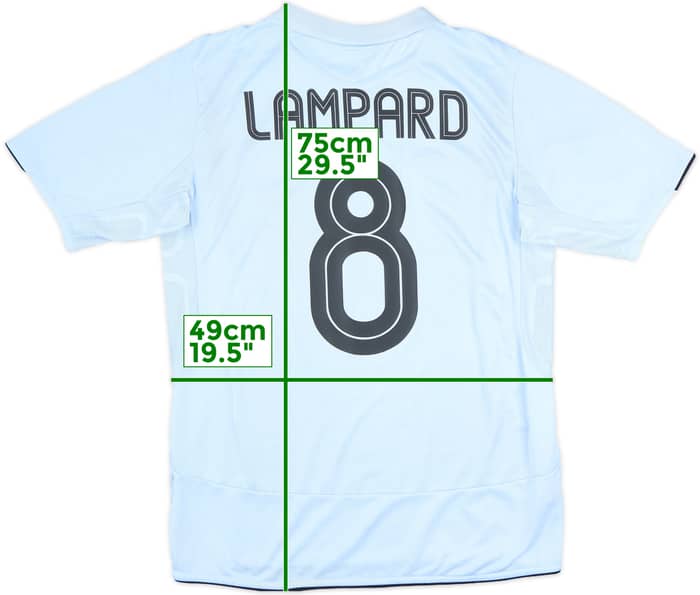 2005-06 Chelsea Away Shirt Lampard #8 - 6/10 - (M)