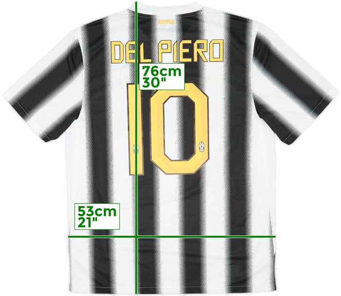 2011-12 Juventus Home Shirt Del Piero #10 (L)