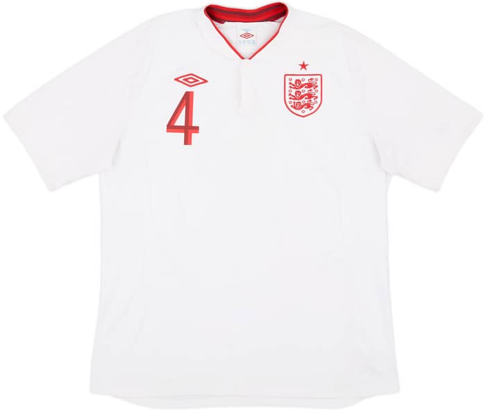 2012-13 England Home Shirt Gerrard #4 - 5/10 - (XL)