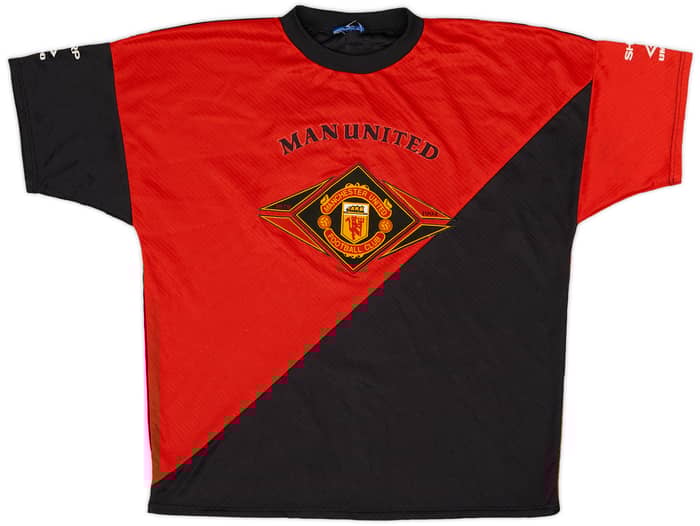 1994-96 Manchester United Umbro Training Shirt - 9/10 - (XXL)