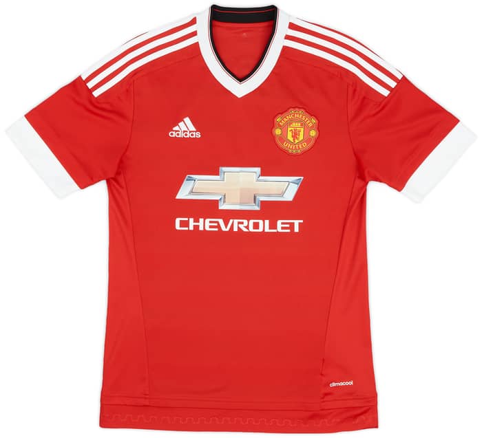 2015-16 Manchester United Home Shirt Martial #9 - 8/10 - (S)