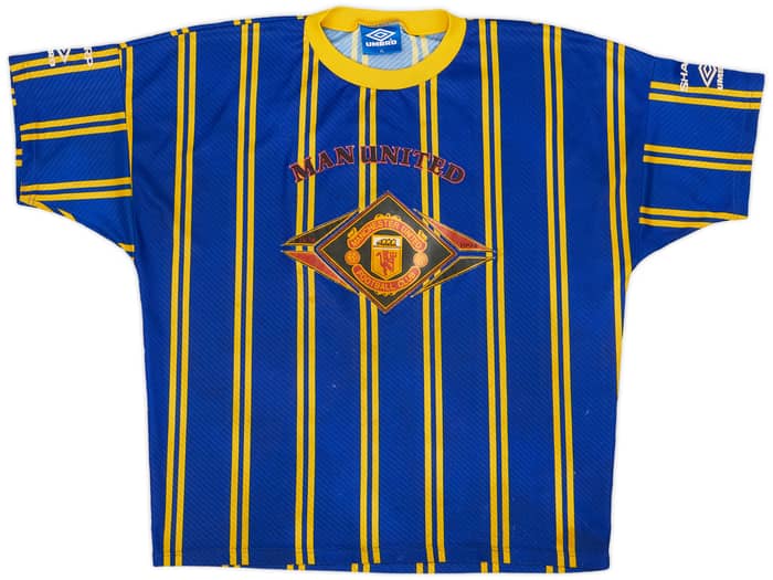 1996-97 Manchester United Umbro Training Shirt - 7/10 - (XL)