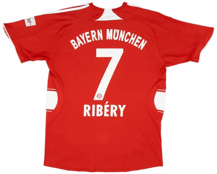 2007-08 Bayern Munich Home Shirt Ribery #7 - 6/10 - (XL.Boys)