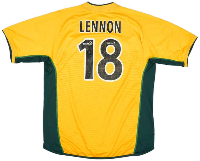 2002-03 Celtic Away Shirt Lennon #18 - 7/10 - (XL)