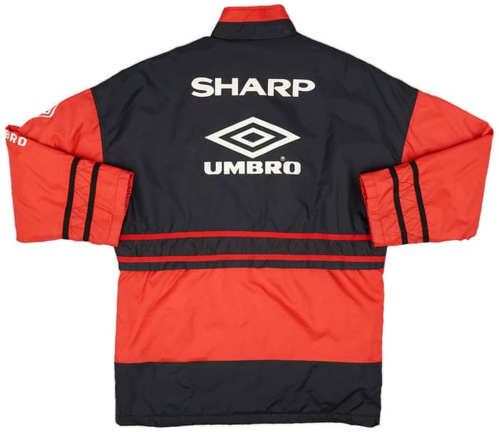 1996-97 Manchester United Umbro Padded Bench Coat - 9/10 - (L)