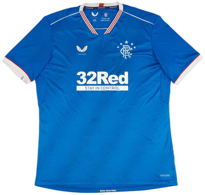 2020-21 Rangers Home Shirt - 6/10 - (XXL)