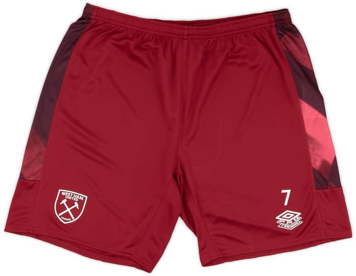 2022-23 West Ham Player Issue Training Shorts #