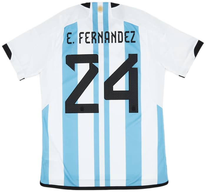 2022-23 Argentina Home Shirt E.Fernandez #24