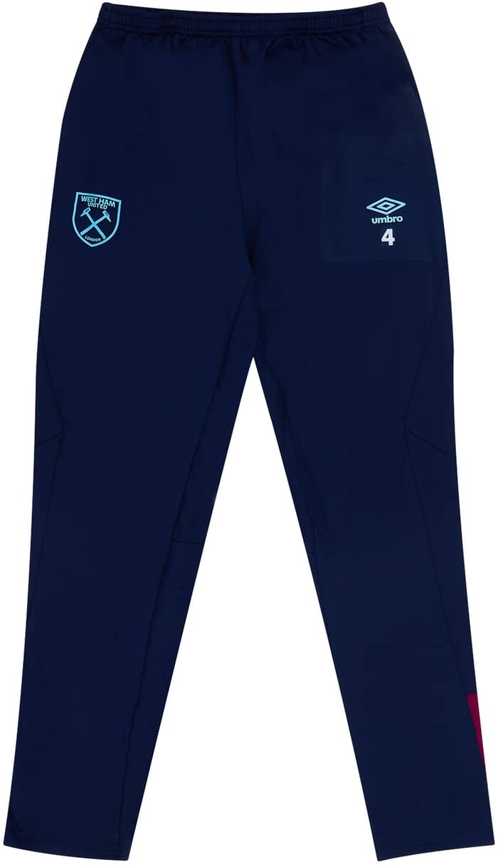2020-21 West Ham Player Issue Training Pants/Bottoms # (Good)