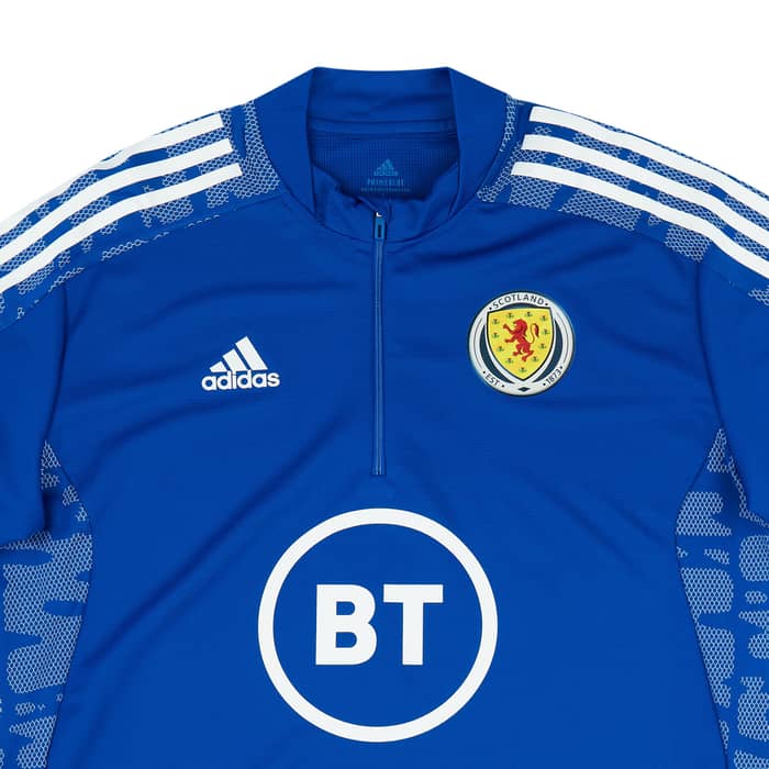 2021-22 Scotland Player Issue 1/4 Zip Training Top