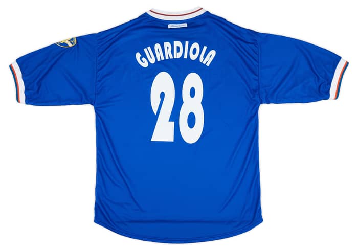 2001-02 Brescia Garman Reissue Home Shirt Guardiola #28