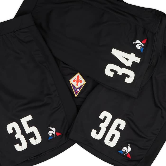 2019-20 Fiorentina Player Issue Home Shorts # - 6/10