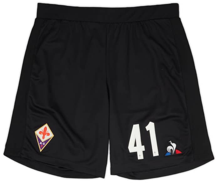 2019-20 Fiorentina Player Issue Home Shorts # - 6/10
