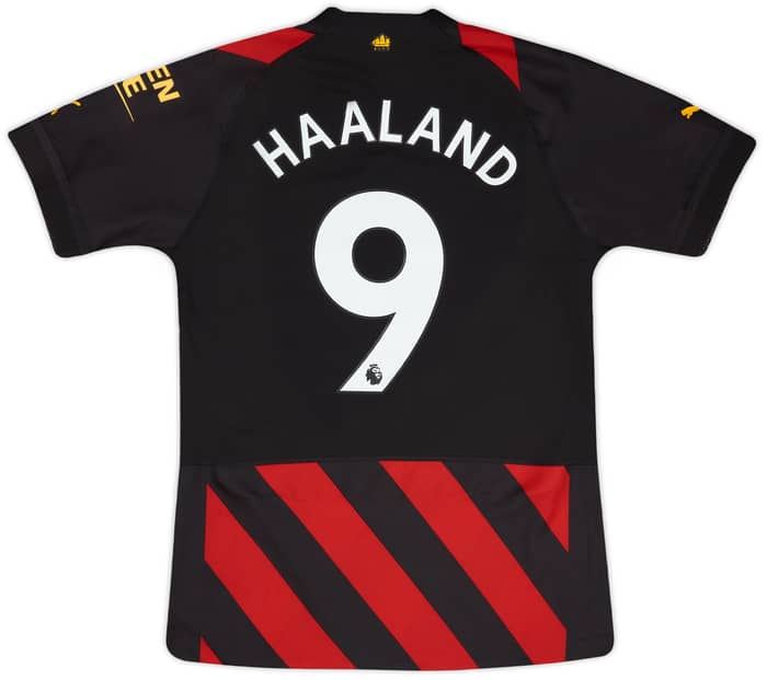 2022-23 Manchester City Player Issue Away Shirt Haaland #9