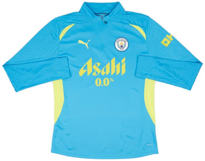 2024-25 Manchester City Player Issue 1/4 Zip Training Top (XXL)