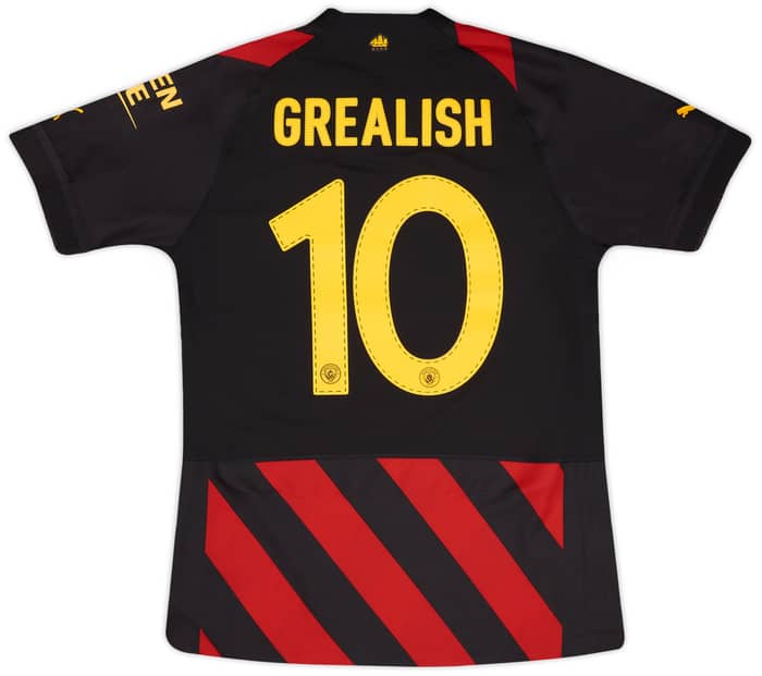 2022-23 Manchester City Player Issue Away European Shirt Grealish #10