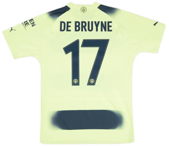 2022-23 Manchester City Player Issue Third European Shirt De Bruyne #17