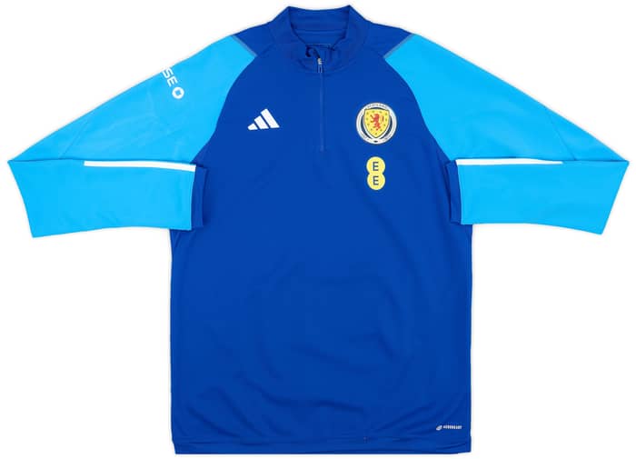 2023-24 Scotland Player Issue 1/4 Zip Training Top - As New